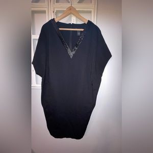 Lane Bryant Black V-neck Knit
